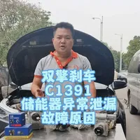 储能器异常泄漏 丰田双擎刹车报C1391储能器异常泄漏的原因分析以及解决方法#修车#汽车知识分享 #c1391储能器异常泄漏