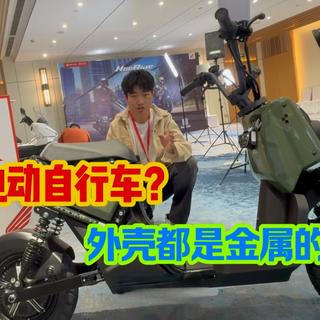 这辆电动自行车车身都是铁的！大家觉得好吗？