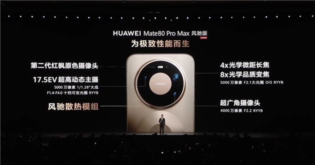 8499元起 华为首款风冷散热手机!华为Mate 80 Pro Max风驰版发布:榨干麒麟芯 性能提升45%
