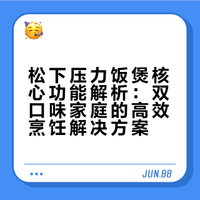 这个饭煲让我不再讨厌做饭