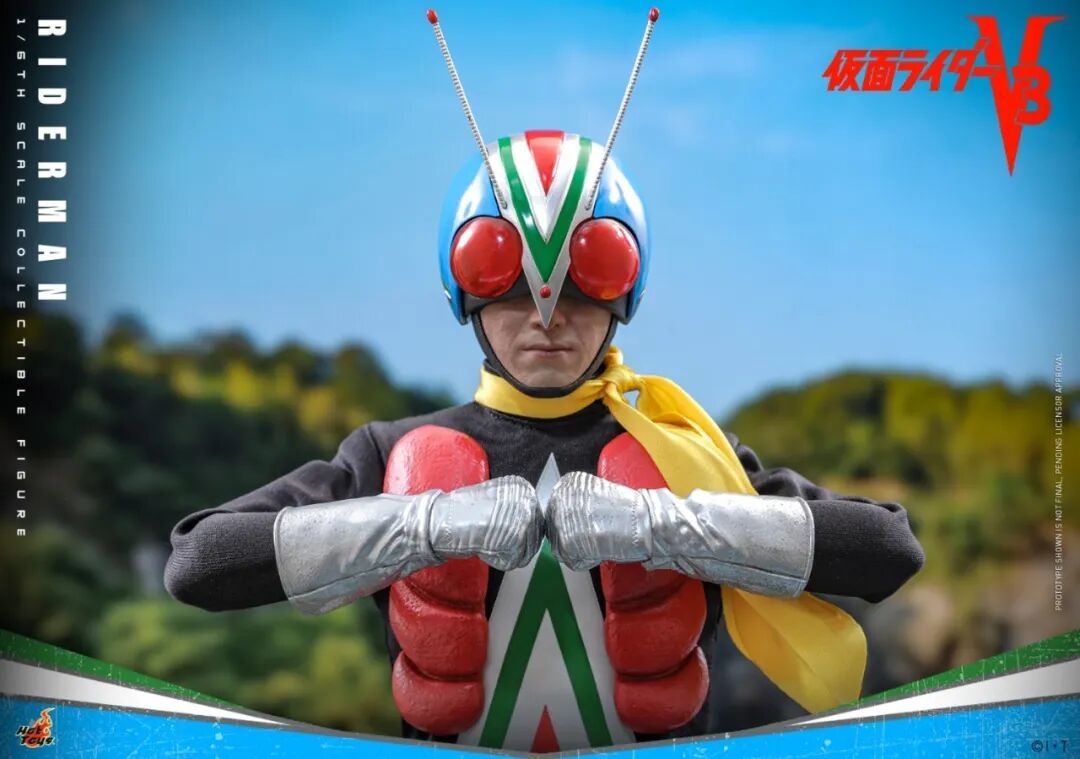 Hot Toys新品:1/6《假面骑士V3》骑士人 重现昭和经典