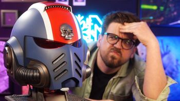 [战锤40K] 我们来看看JOYTOY暗源的'可戴'星际战士头盔怎麽样