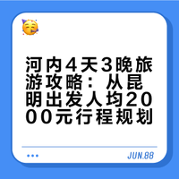 越南河内旅游攻略|4️⃣天3️⃣晚人均2000💰