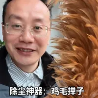 鸡毛掸子，一款被时代差点儿忘了的除尘神器#鸡毛掸子 #鸡毛掸子除尘 #居家好物 #实用好物 #生活小妙招