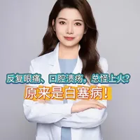 反复眼痛、口腔溃疡，总怪上火？原来是白塞病！ #抖出健康知识宝藏 #白塞病 #口腔溃疡 #眼睛疼 #医学科普