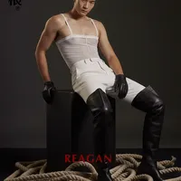 男士正装丝袜｜高腰肩带设计，稳到离谱！