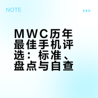 MWC历年评选的年度最佳手机