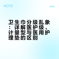 卫生巾分级乱象：详解医护级、计量型与医用护理垫的区别