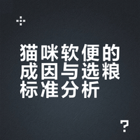 猫咪软便、肠胃脆弱❓猫粮选对才是关键