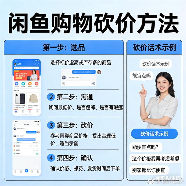 闲鱼购物：掌握砍价方法