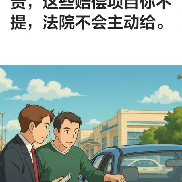 对方全责车祸赔偿指南：12项核心索赔清单与避坑要点