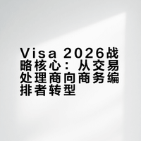 支付VISA2026战略背后的野心……