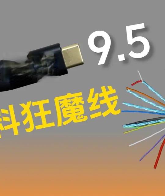 9.5捡漏100W全功能编织数据线！ #数据线 #雷电线