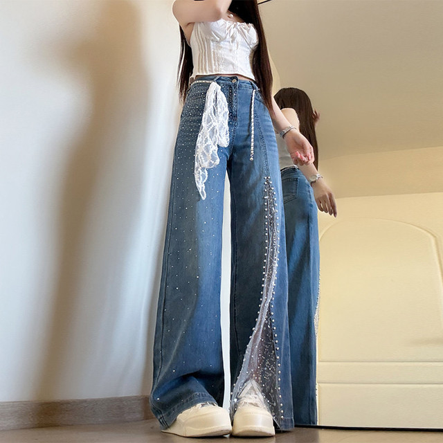 ✨氛围感神裤｜李李服饰蕾丝牛仔裤，美到犯规！