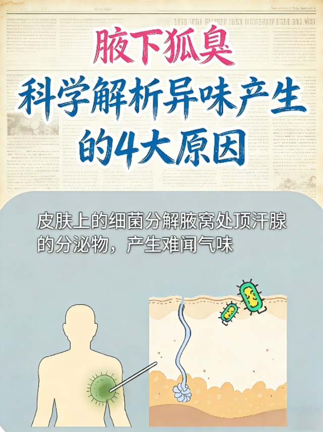 狐臭的“幕后推手”：细菌+顶汗腺的化学反应，科学解析来了！