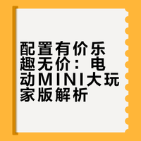 配置有价乐趣无价！电动MINI丐中丐了解下？#我和汽车的日常##电动MINI# 高转青年-三亩的微博视频