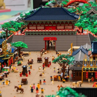 吉尼斯纪录巨作！乐高《清明上河图》正在上海展出