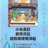 小米鱼缸，新手开缸攻略，使用加热棒忠告‼️