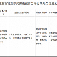 2025年招商银行累计罚没超2570万元，信贷业务违规多发