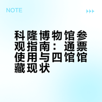 科隆博物馆参观指南：通票使用与四馆馆藏现状