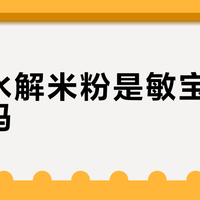 嘉宝水解米粉是敏宝辅食首选吗？300+用户观点大PK