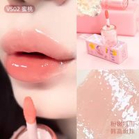 ✨VIAGGIO惟都镜面唇釉，解锁蜜桃玻璃唇的氛围感密码