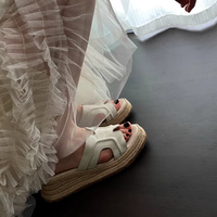 赵露思同款凉拖一穿就显腿长