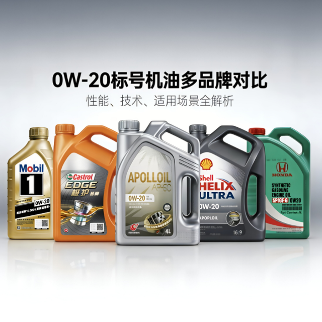 小白必看｜0W-20/5W-30机油多品牌对比（上）