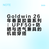 Goldwin｜26年春夏胶囊系列上身实拍