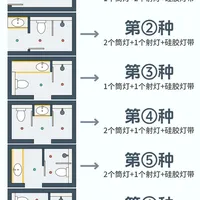 6种卫生间无主灯灯光布局！装修小白快来看！