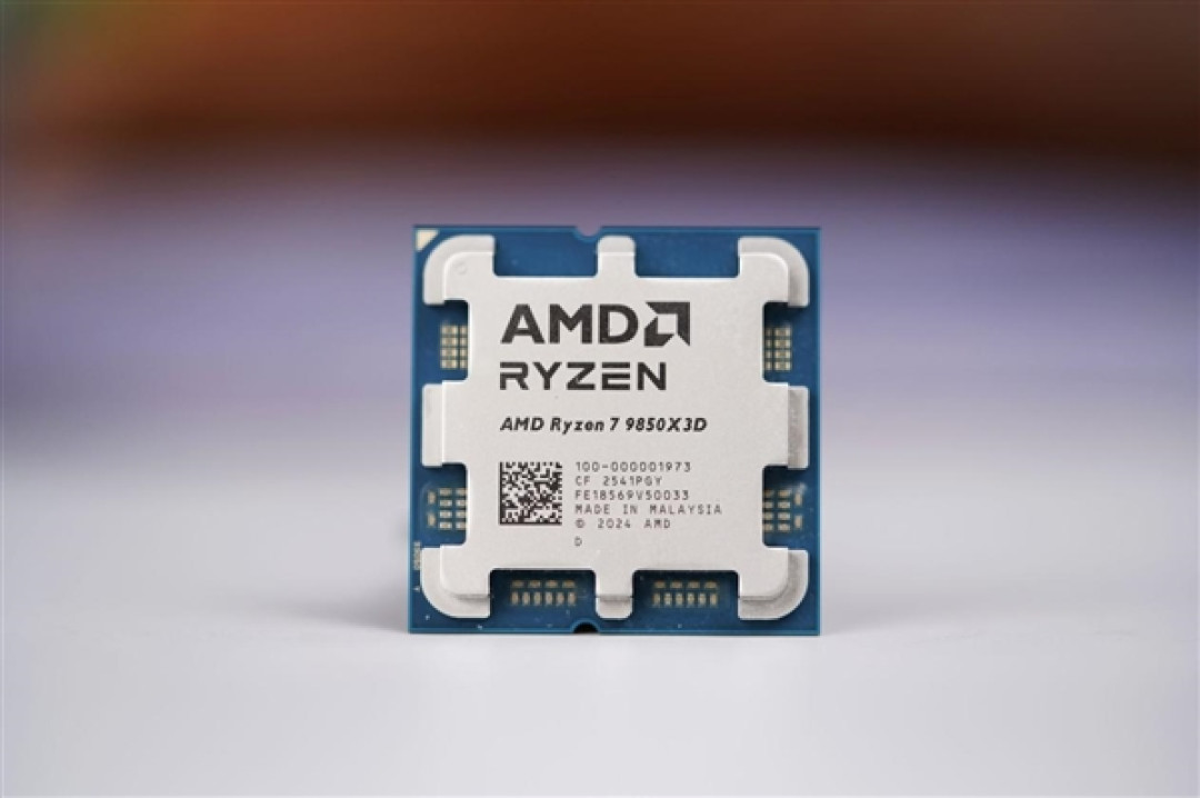 最强游戏处理器!锐龙7 9850X3D处理器图赏