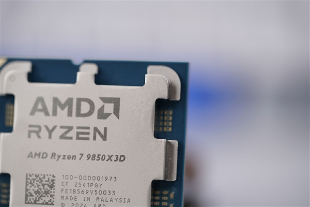 最强游戏处理器!锐龙7 9850X3D处理器图赏