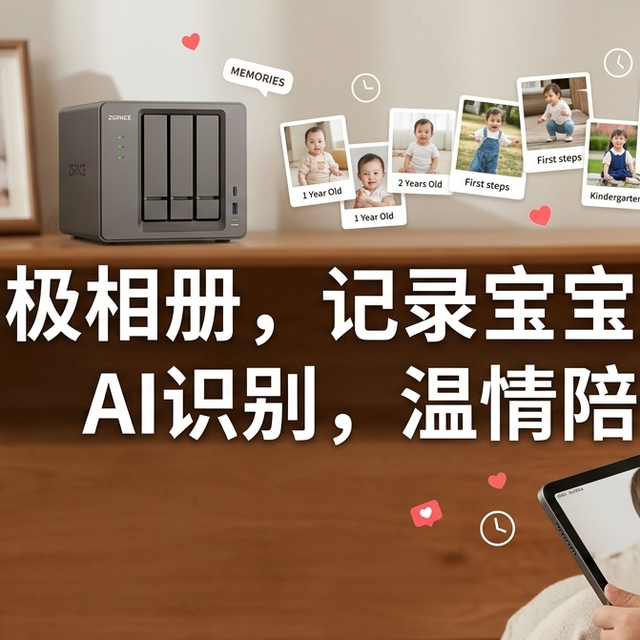 隔代不隔爱——极空间打造三代人共享的宝宝成长相册