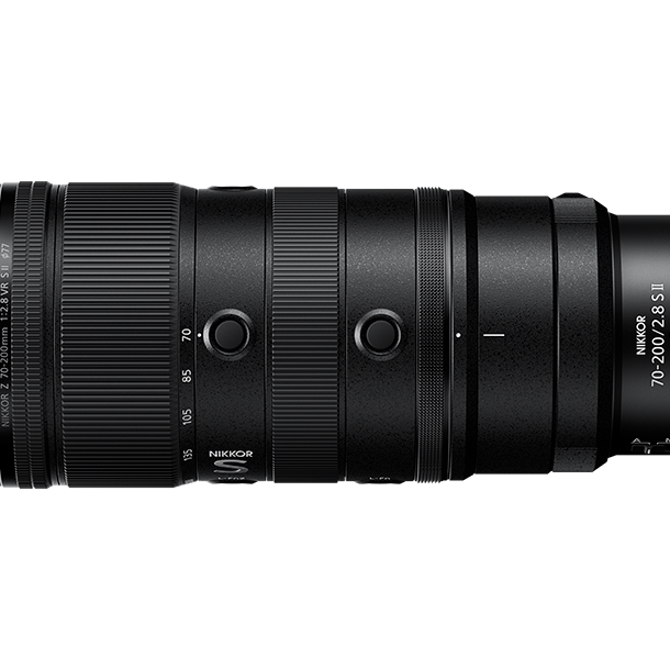 尼康发布尼克尔 Z 70-200mm f/2.8 VR S II：更轻量化设计，对焦与防抖全面升级