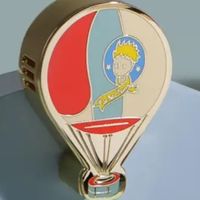 正版联名小王子热气球摆件