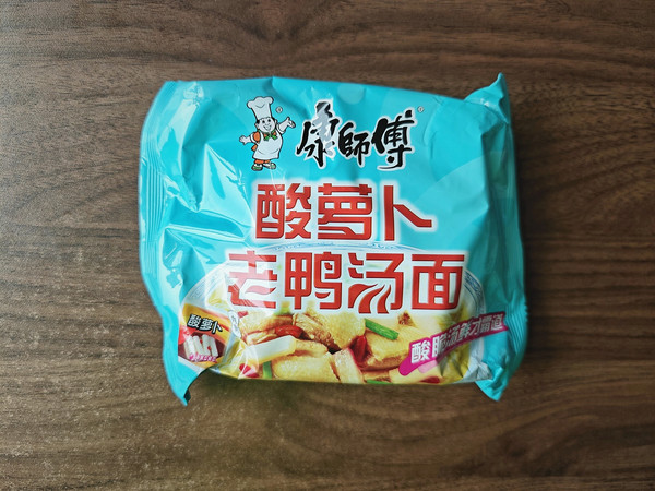 新口味泡面-康师傅酸萝卜老鸭汤面我替你们先尝了