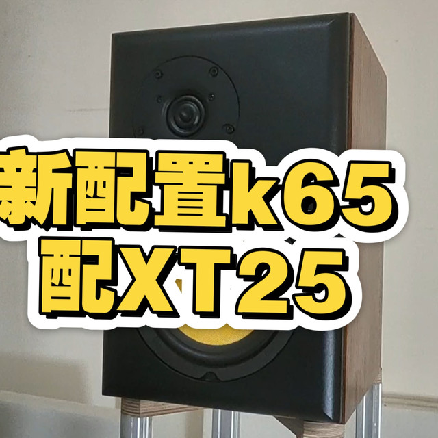 惠威k65威发XT25新版音箱开工