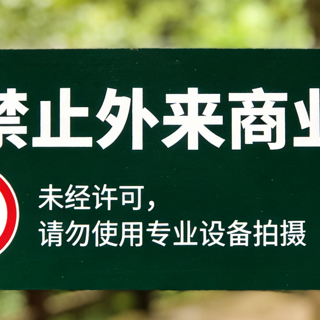 专业设备拍照被驱赶！男子给妻子拍照遭三次阻拦，景区最新回应