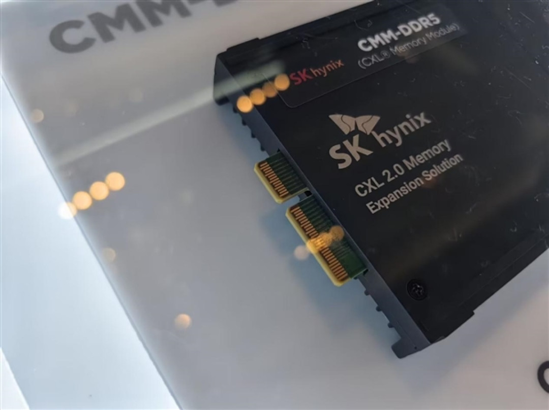 SK海力士亮出最新CMM-DDR5内存:单条128GB+、带宽36GB/s!