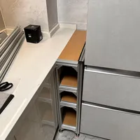 冰箱和橱柜之间的缝隙极限利用🫣