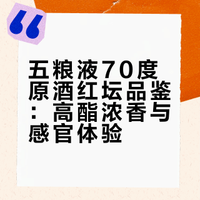 品酒日记299：五粮液 原酒红坛（9.5分）