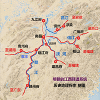 古代江西驿道系统:纵横水路与交通格局