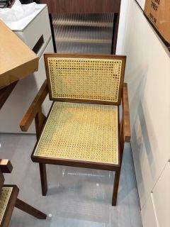 藤编餐椅客厅实木靠背座椅