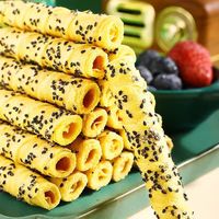 老上海芝麻蛋酥卷｜一口脆到掉渣！解馋不齁腻的怀旧小零食✨