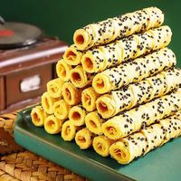 老上海芝麻蛋酥卷｜一口酥到心巴，追剧解馋封神款