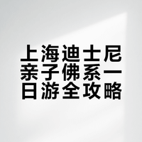 2.5号 一拖二冲上海迪士尼