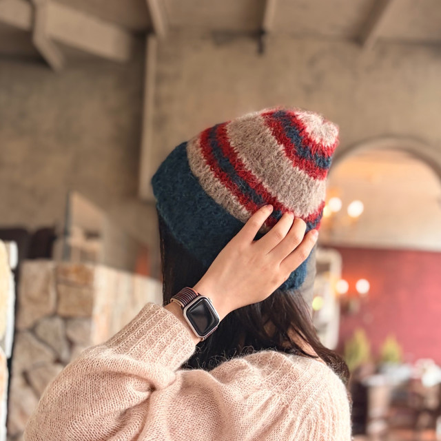 失踪织女回归｜春天也织毛线帽