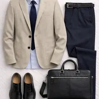 不闷不热还高级｜亚麻西装通勤穿搭分享