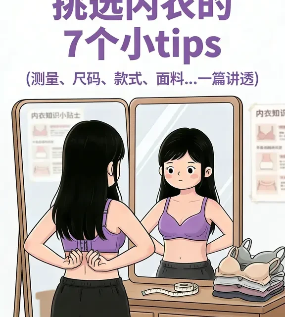 挑内衣不踩雷7个tips！女生进！