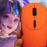 数码评测 篇零：中大手福音，百元多性价比拉满！雷柏VT9焰影橙+P5 PLUS底座评测